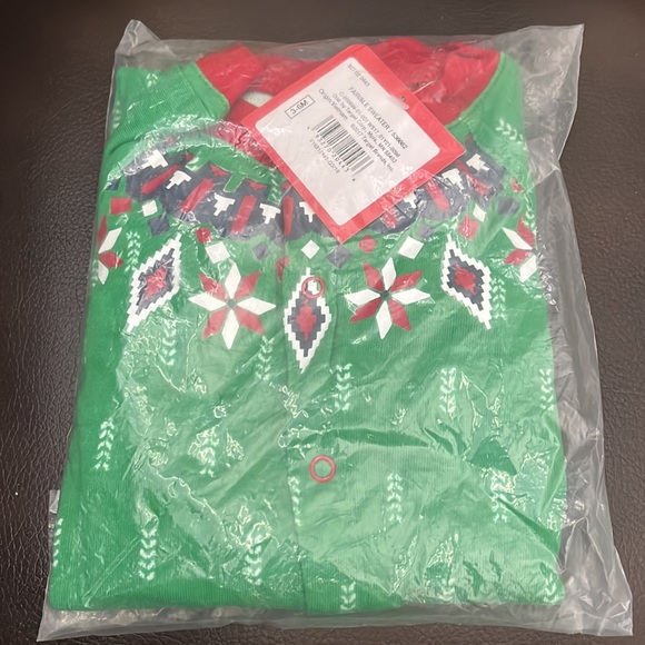 NWT elf baby footed pajamas pjs 6-9 months - Picture 6 of 6